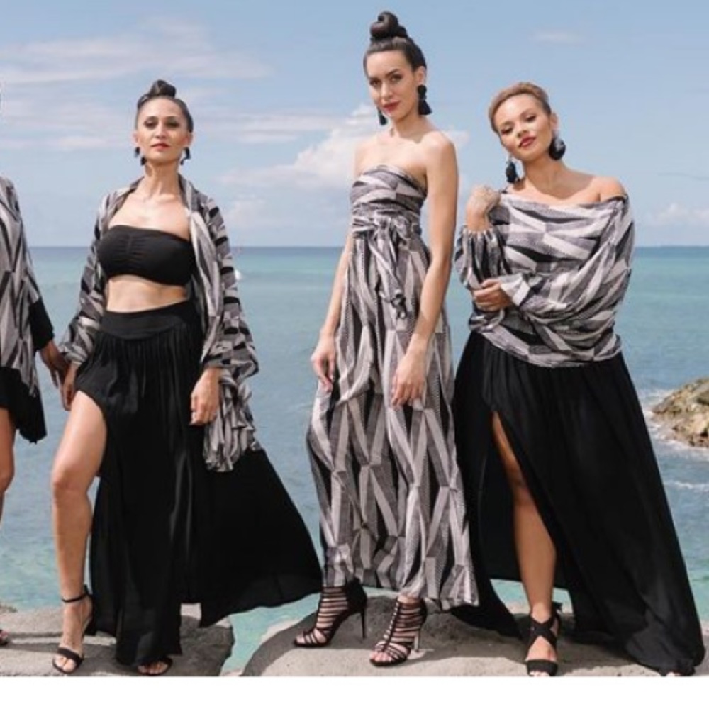 Manaola black maoli skirt